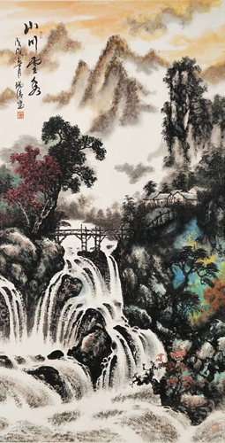 ɽ���`�� ɽˮ��(hu��) ���� ���紺��